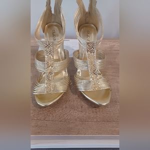 Gold heels